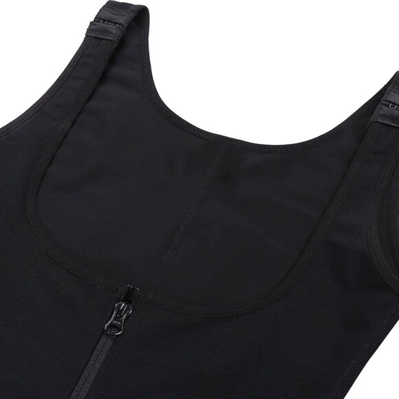 Underbust Front Zipper Post Surgery Tummy Control Fajas Colombianas Shapewear - Picture 7 of 7